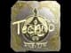Sticker | Techno4K (Gold) | Austin 2025 CS2 skin
