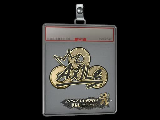 Sticker Slab | Ax1Le (Gold) | Antwerp 2022