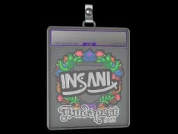 Sticker Slab | insani (Embroidered) | Budapest 2025