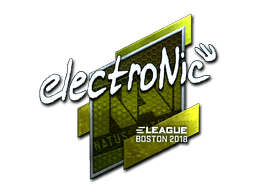 Sticker | electronic (Foil) | Boston 2018