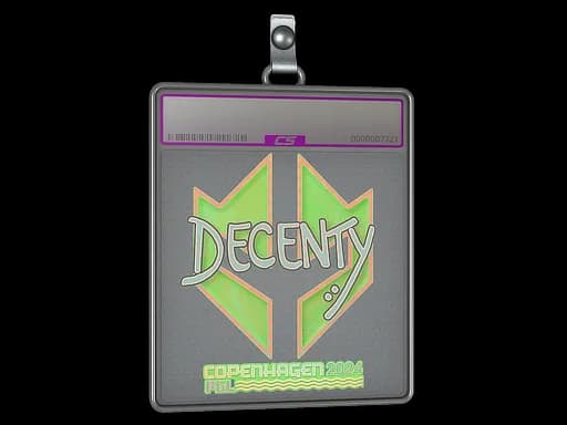Sticker Slab | decenty (Holo) | Copenhagen 2024