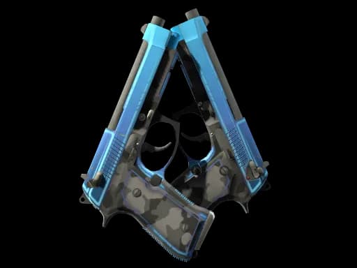 StatTrak™ Dual Berettas | Urban Shock (Factory New)