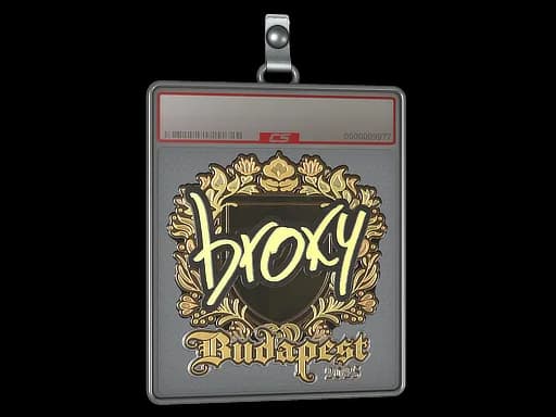 Sticker Slab | broky (Gold) | Budapest 2025