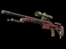 SSG 08 | Red Stone CS2 skin