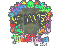 Sticker | FlameZ (Holo) | Budapest 2025