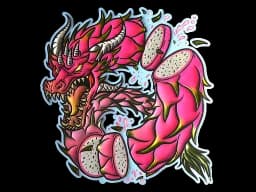 Sticker | Dragon Fruit (Foil)