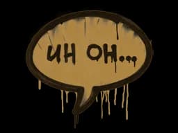 Sealed Graffiti | Uh Oh (Desert Amber)