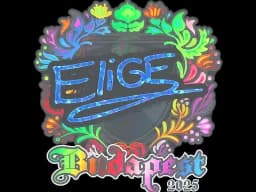 Sticker | EliGE (Holo) | Budapest 2025