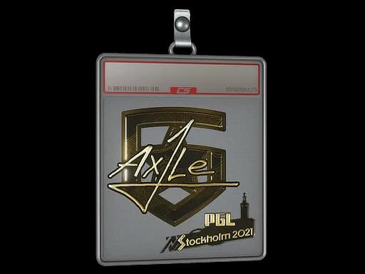 Sticker Slab | Ax1Le (Gold) | Stockholm 2021