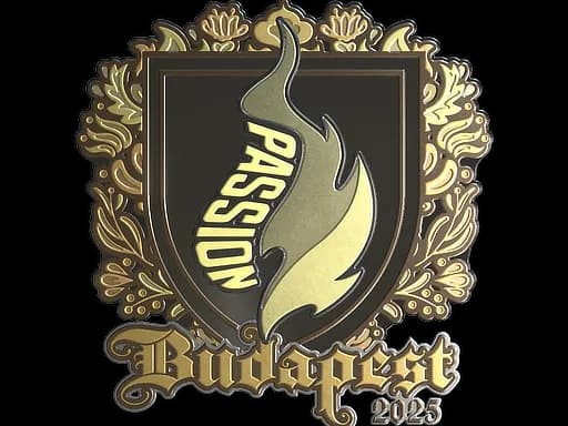 Sticker | Passion UA (Gold) | Budapest 2025