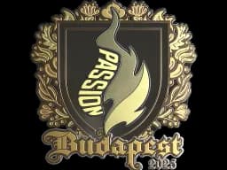 Sticker | Passion UA (Gold) | Budapest 2025