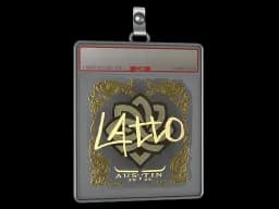 Sticker Slab | latto (Gold) | Austin 2025