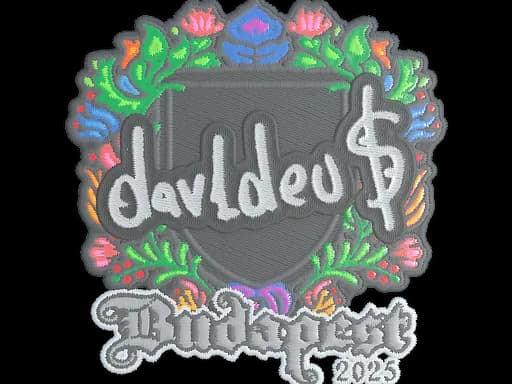 Sticker | dav1deuS (Embroidered) | Budapest 2025