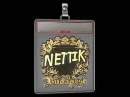Sticker Slab | nettik (Gold) | Budapest 2025