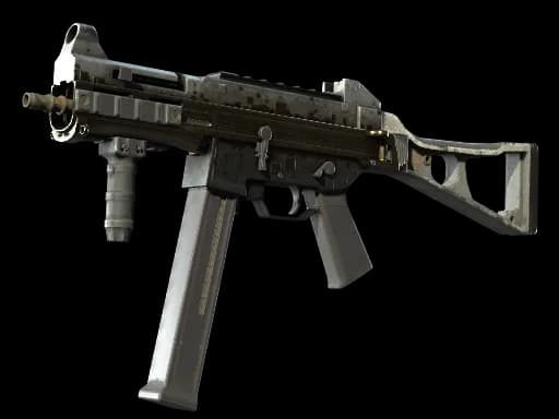 UMP-45 | Gold Bismuth (Battle-Scarred)