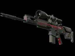 StatTrak™ SCAR-20 | Crimson Web (Battle-Scarred)