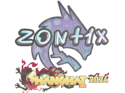 Sticker | zont1x (Holo) | Shanghai 2024