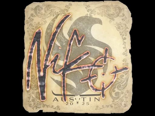 Sticker | NiKo | Austin 2025