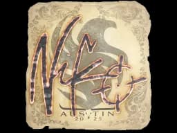 Sticker | NiKo | Austin 2025