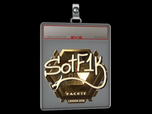 Sticker Slab | S0tF1k (Gold) | London 2018