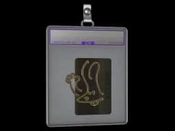 Sticker Slab | Hello FAMAS (Gold)