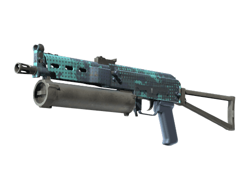 StatTrak™ PP-Bizon | Cobalt Halftone (Minimal Wear)