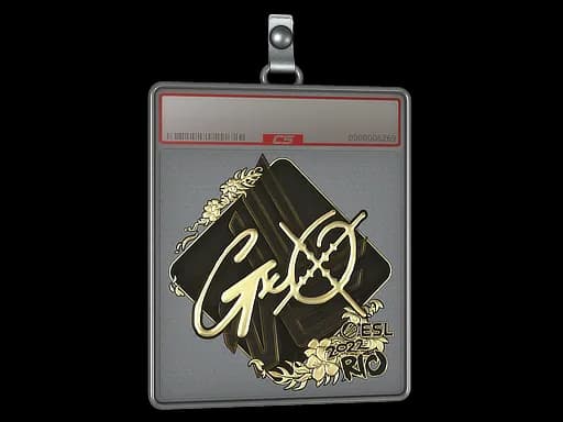 Sticker Slab | gxx- (Gold) | Rio 2022