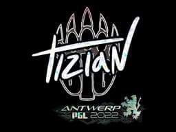 Sticker | tiziaN (Glitter) | Antwerp 2022