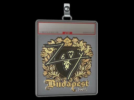 Sticker Slab | zevy (Gold) | Budapest 2025