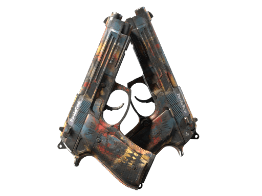 StatTrak™ Dual Berettas | Hideout (Field-Tested)