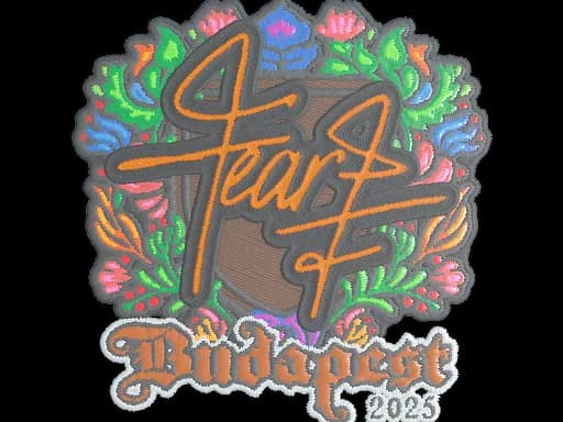 Sticker | fEAR (Embroidered) | Budapest 2025