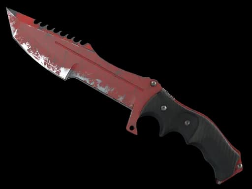 ★ Huntsman Knife | Crimson Web (Well-Worn)
