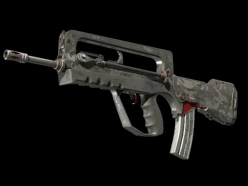 FAMAS | Grey Ghost (Battle-Scarred)