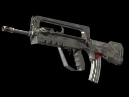 FAMAS | Grey Ghost (Battle-Scarred)