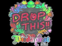 Sticker | drop (Holo) | Budapest 2025