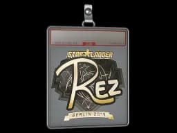 Sticker Slab | REZ (Gold) | Berlin 2019