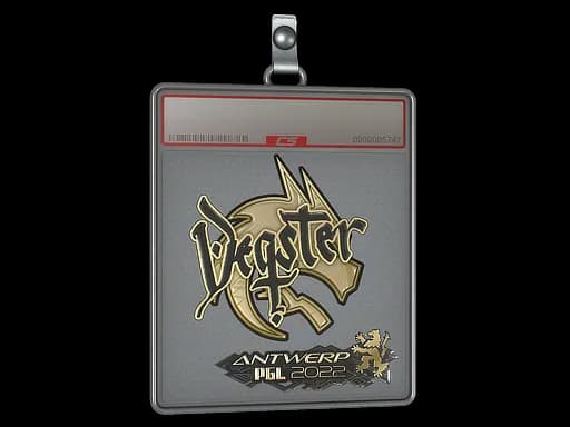 Sticker Slab | degster (Gold) | Antwerp 2022