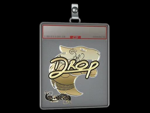 Sticker Slab | drop (Gold) | Paris 2023