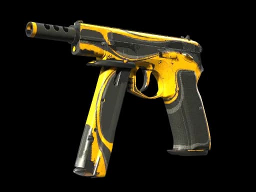 StatTrak™ CZ75-Auto | Yellow Jacket (Battle-Scarred)