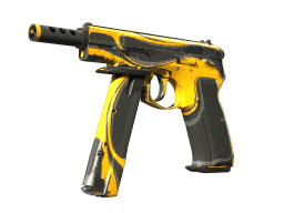 StatTrak™ CZ75-Auto | Yellow Jacket (Battle-Scarred)