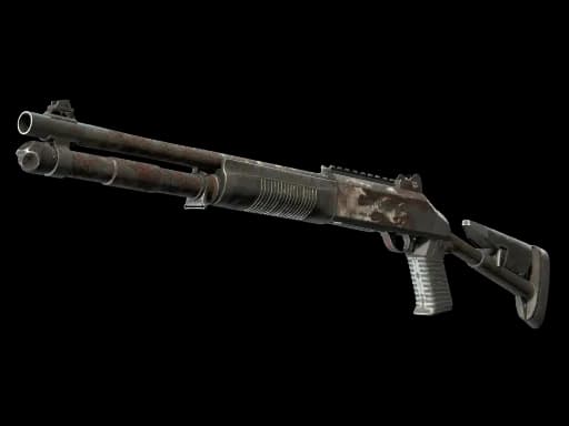 StatTrak™ XM1014 | Oxide Blaze (Battle-Scarred)