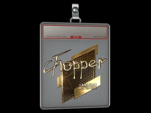 Sticker Slab | chopper (Gold) | Boston 2018