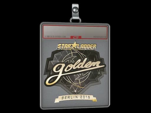 Sticker Slab | Golden (Gold) | Berlin 2019