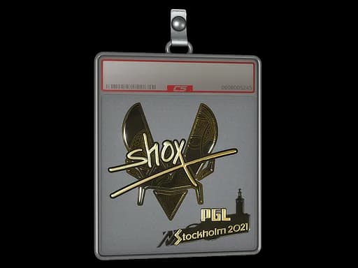 Sticker Slab | shox (Gold) | Stockholm 2021