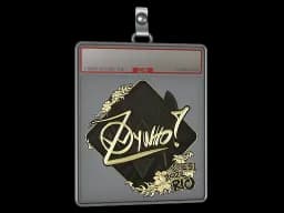 Sticker Slab | ZywOo (Gold) | Rio 2022