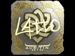 Sticker | latto (Gold) | Austin 2025