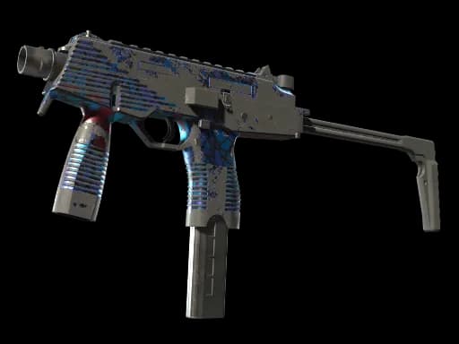 MP9 | Stained Glass (Battle-Scarred)