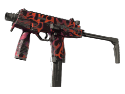 StatTrak™ MP9 | Ruby Poison Dart (Well-Worn)