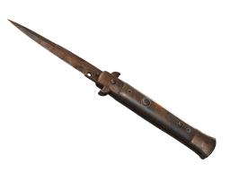★ Stiletto Knife | Rust Coat (Battle-Scarred)