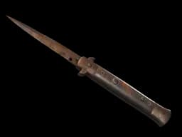 ★ Stiletto Knife | Rust Coat (Battle-Scarred)